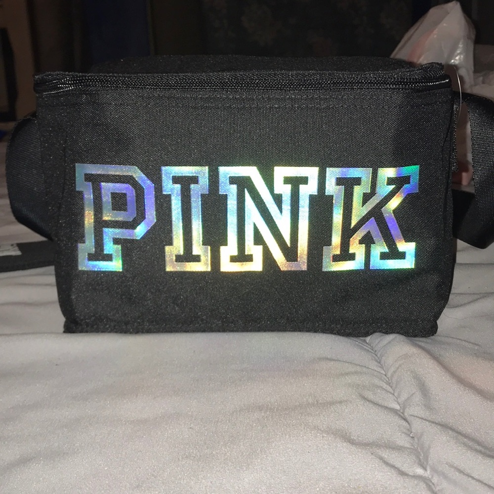 Pink Victoria Secret. Iridescent lunch box